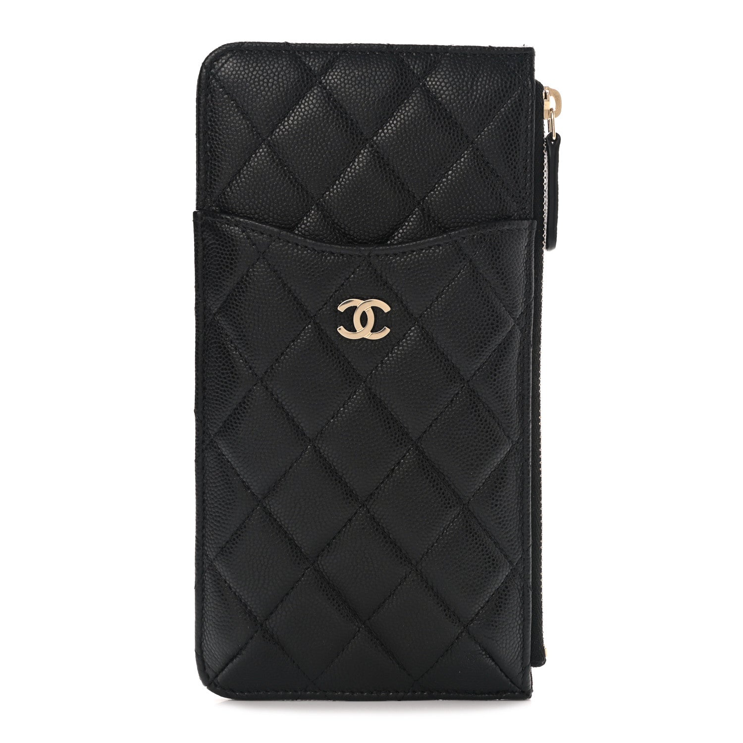 Chanel Caviar Quilted Classic iPhone Pouch Black 1 of 7