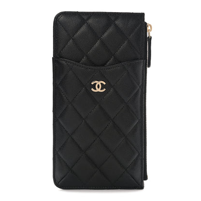 Chanel Caviar Quilted Classic iPhone Pouch Black 1 of 7