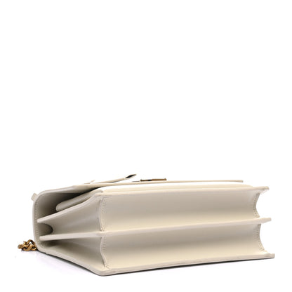 Saint Laurent Calfskin Monogram Sunset Chain Wallet Blanc Vintage 4 of 9
