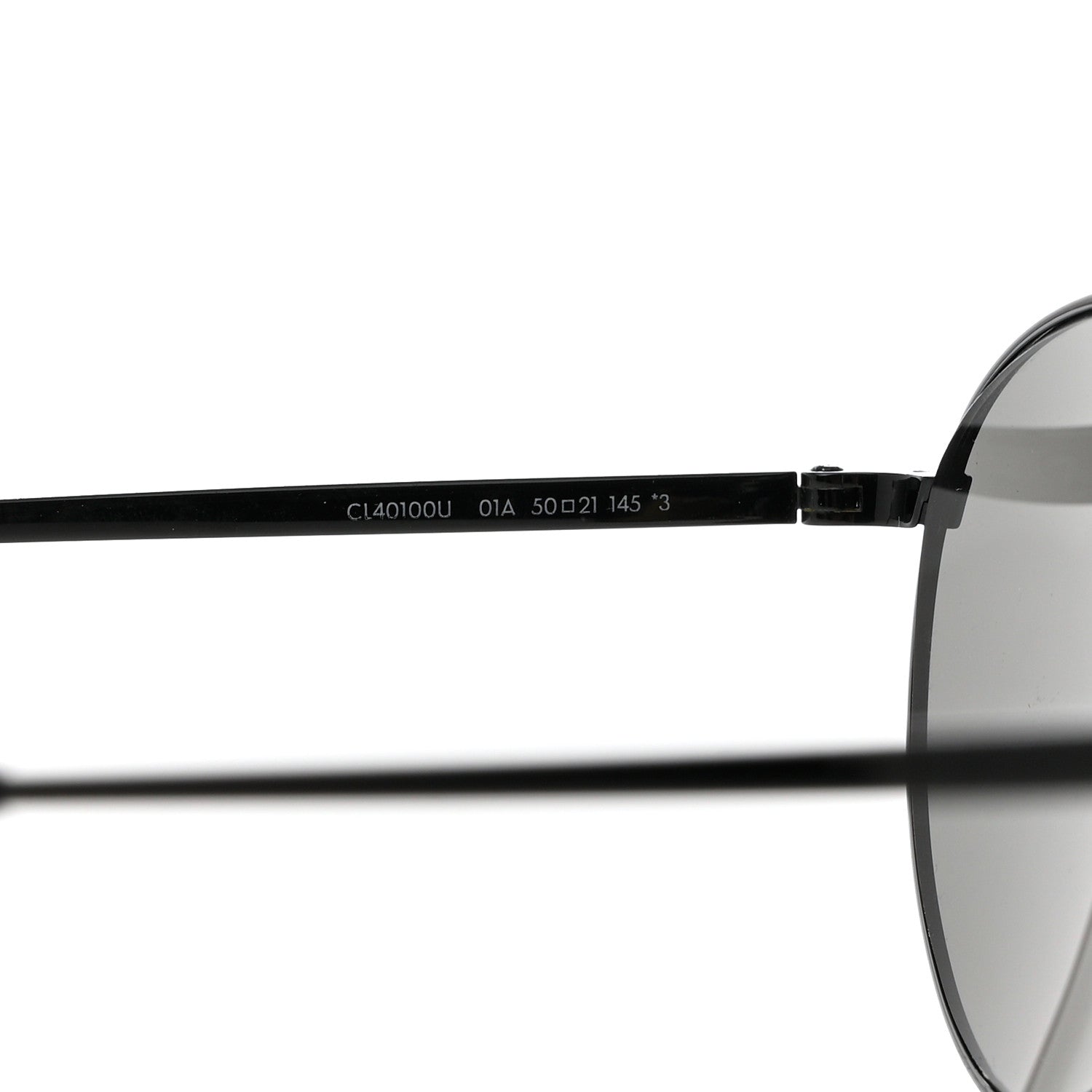 Celine Metal Round Sunglasses CL40100U Black 5 of 6
