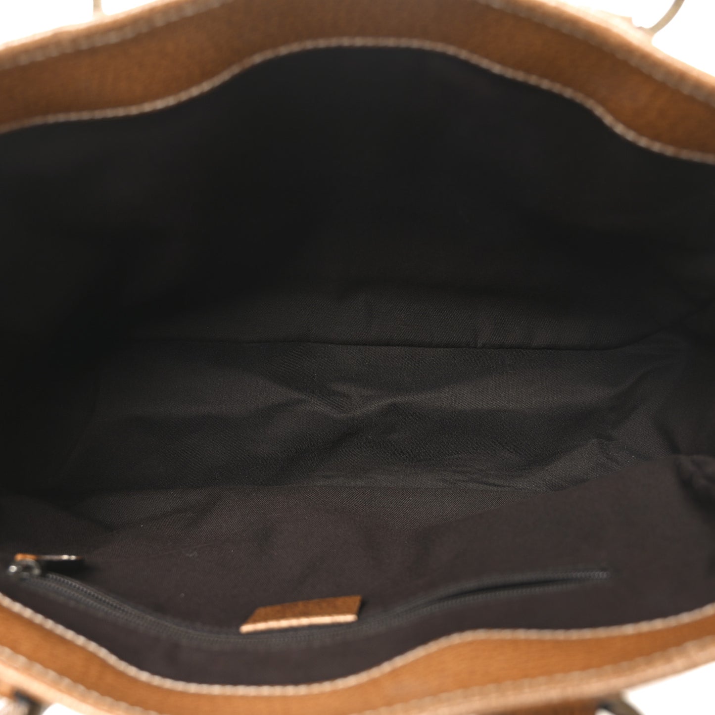 Monogram Medium Tote Beige Brown
