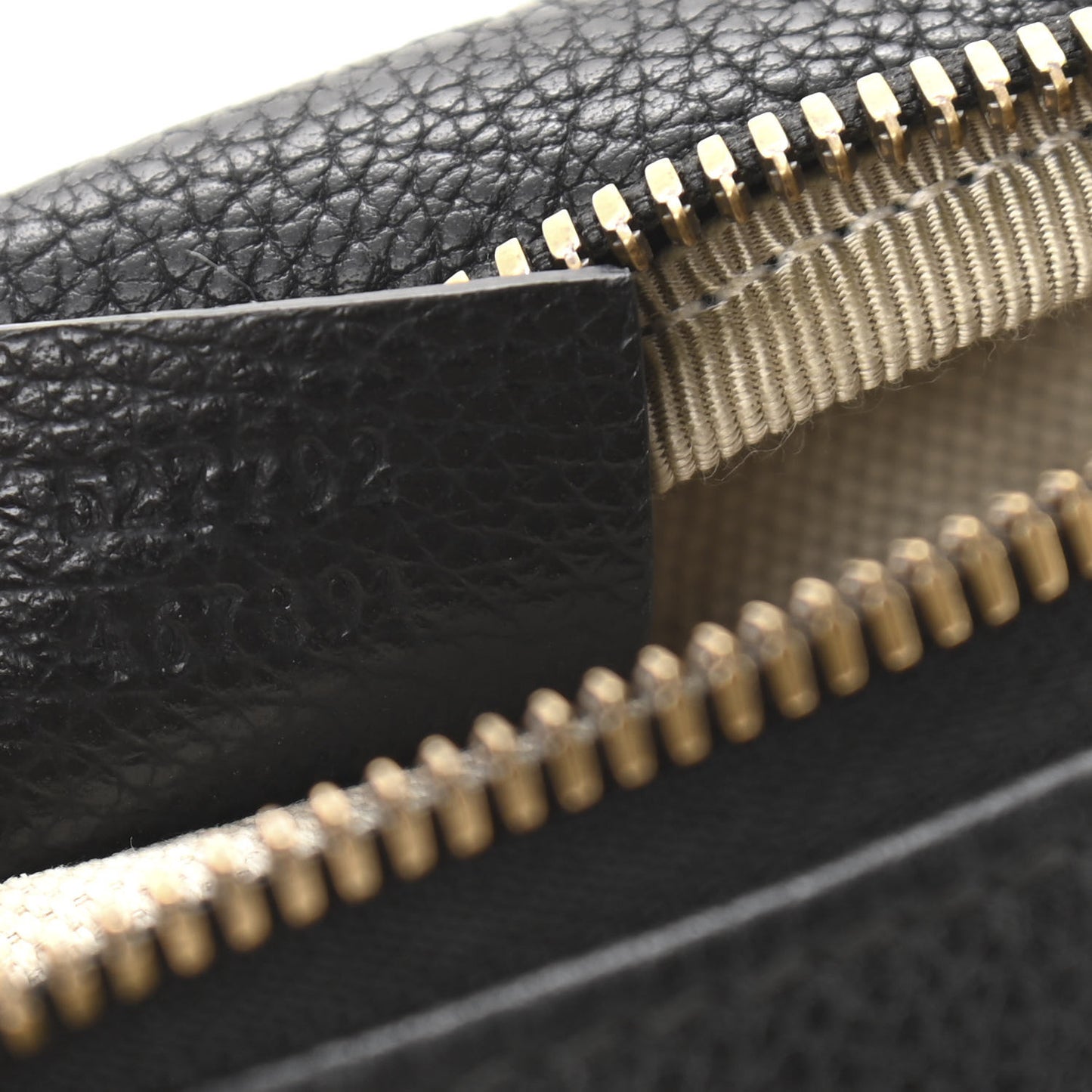 Grained Calfskin Small Logo Belt Bag Black