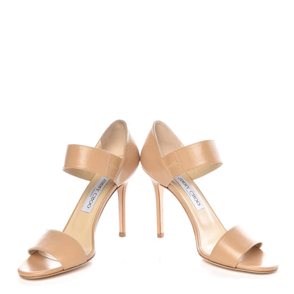 Jimmy Choo Kid Tallow Sandals 38.5 Nude 5 of 14