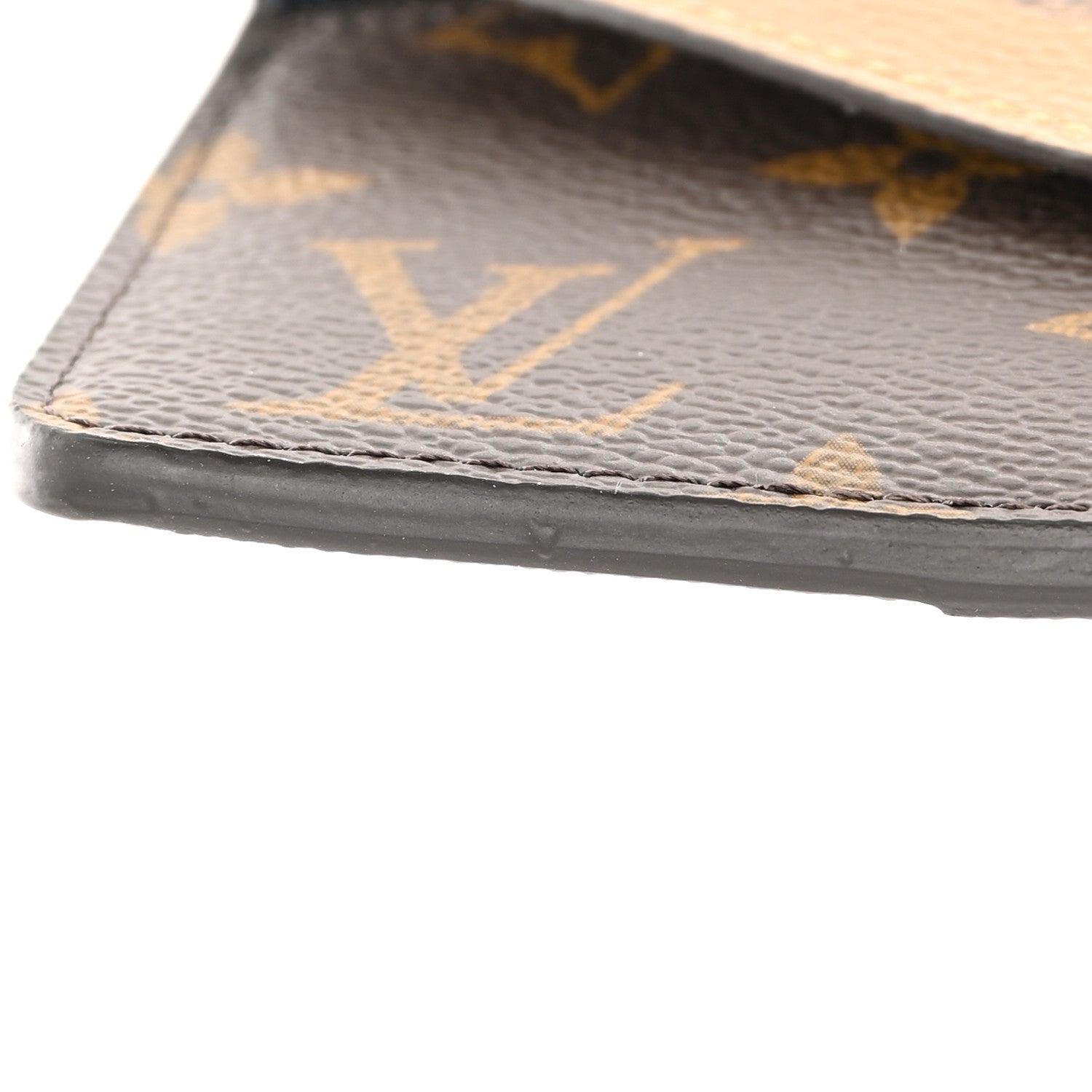 Louis Vuitton LOUIS VUITTON Reverse Monogram Recto Verso Card Holder Brown 8 of 8