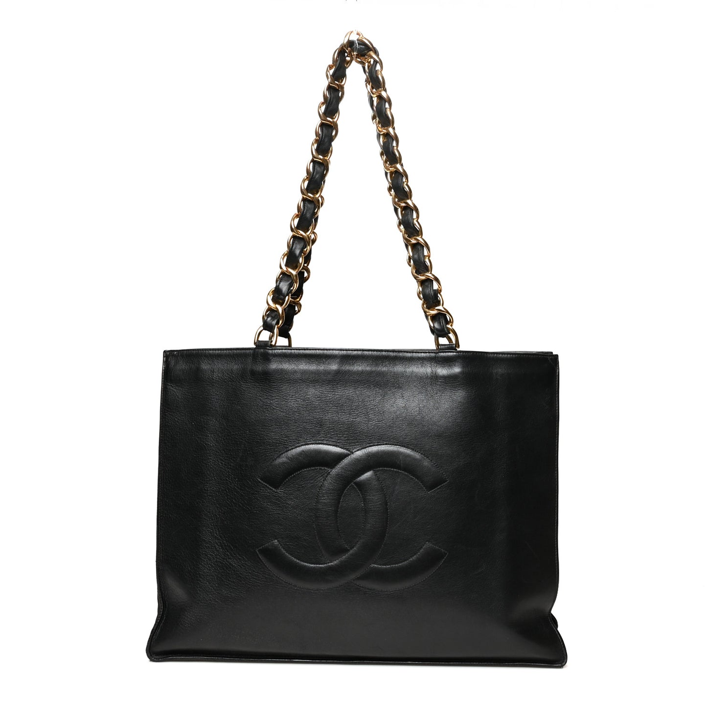 Lambskin Jumbo Shoulder Bag Black