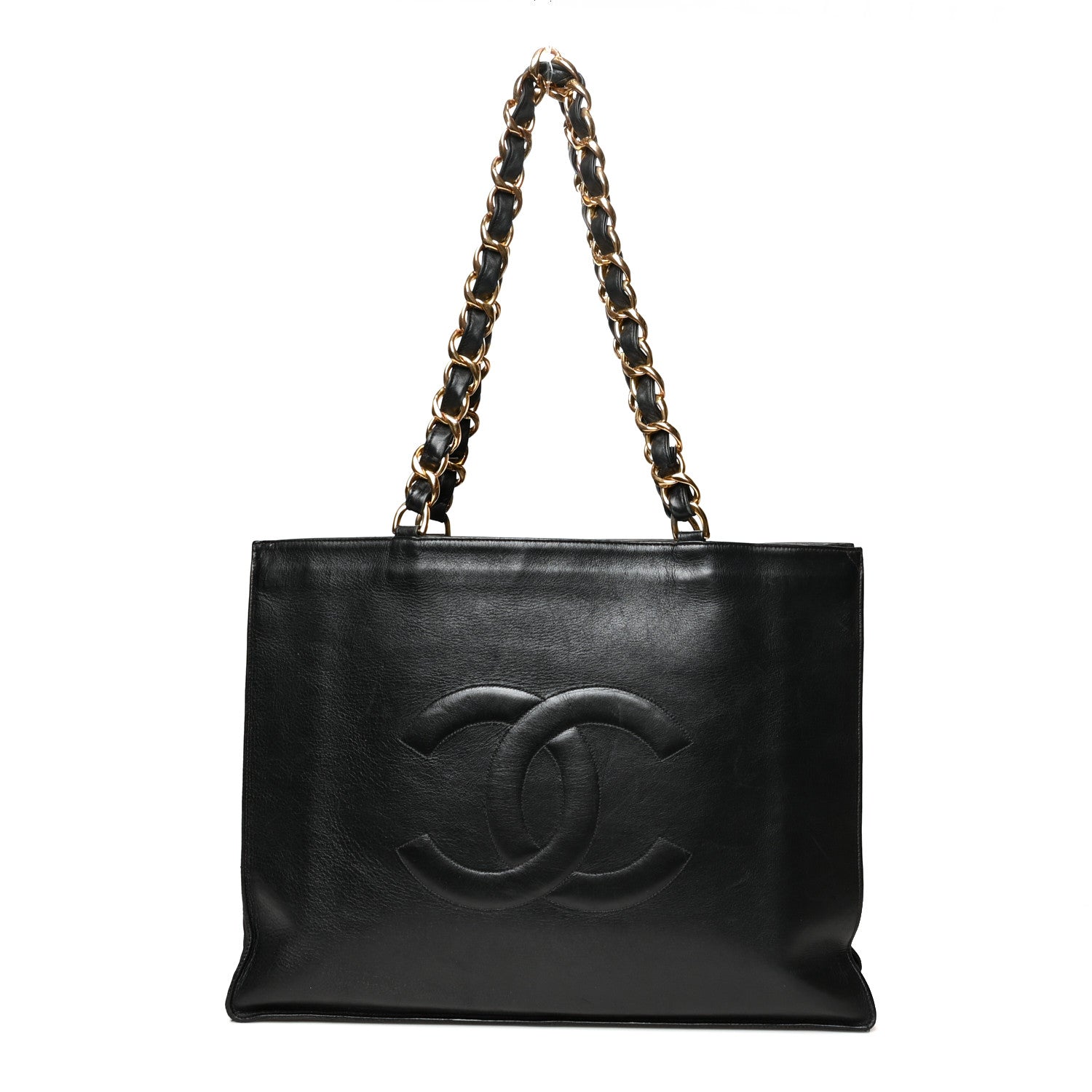 Chanel Lambskin Jumbo Shoulder Bag Black 1 of 9