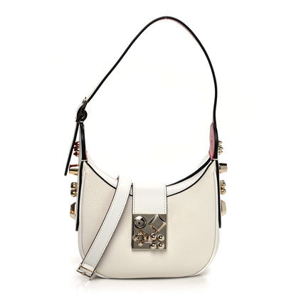 Christian Louboutin Calfskin Mini Carasky Shoulder Bag White 1 of 8