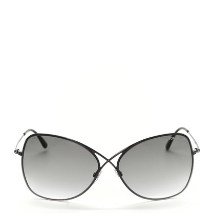 Tom Ford Colette Butterfly Sunglasses TF250 Gunmetal 2 of 9