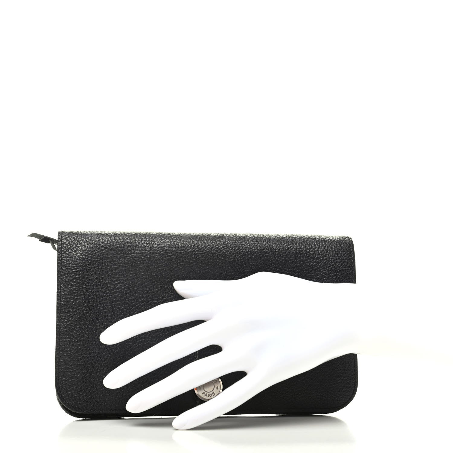Hermes Togo Dogon Duo Wallet Black 2 of 11