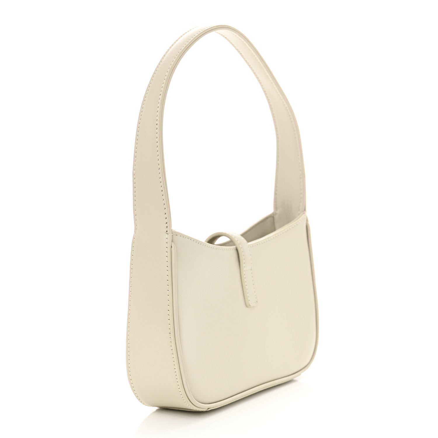 Saint Laurent Smooth Calfskin Le 5 A 7 Mini Hobo Blanc Vintage 3 of 10