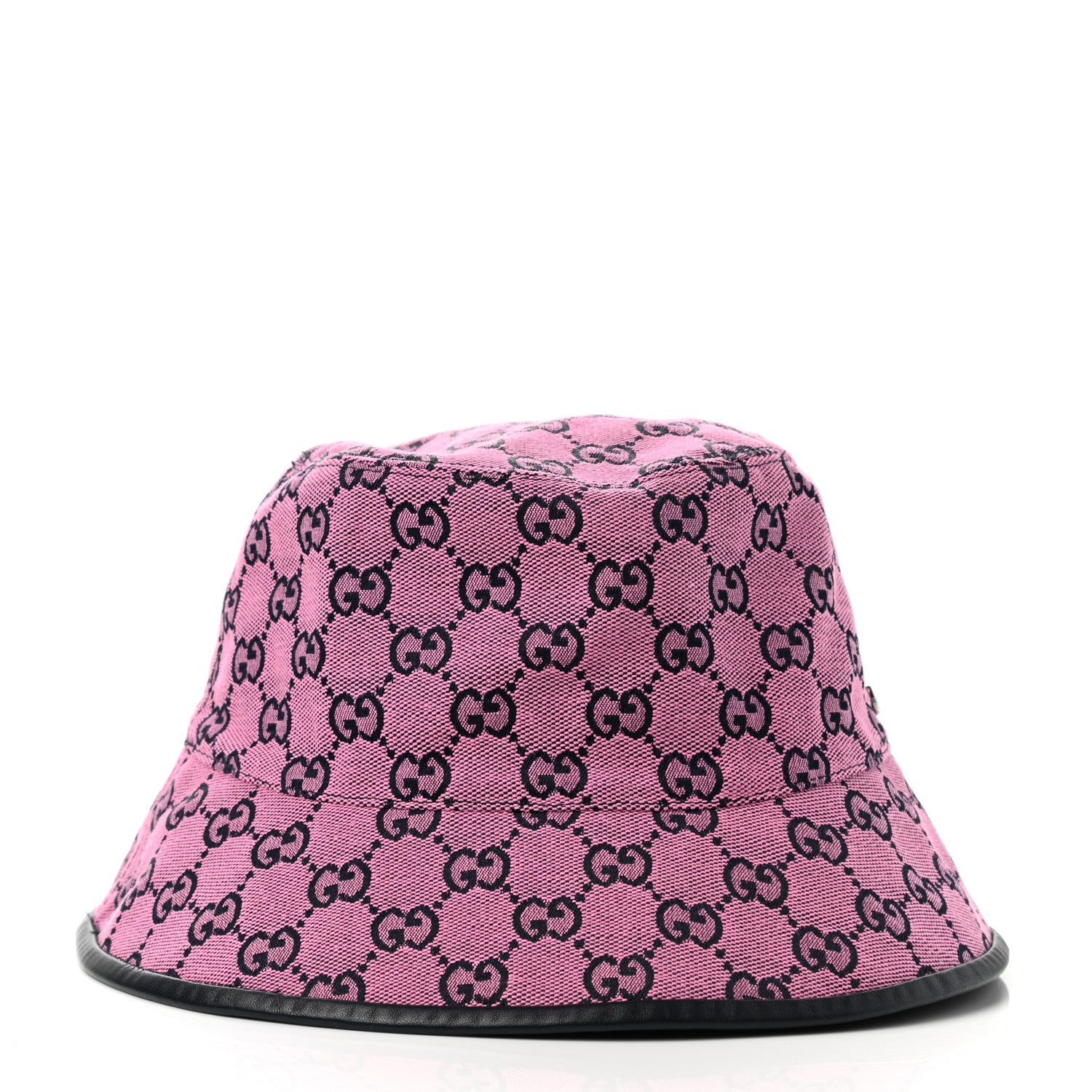 Gucci Monogram Multicolor New Sakai Calfskin Bob Malibu Bucket Hat M Parma Violet Blue 5 of 9