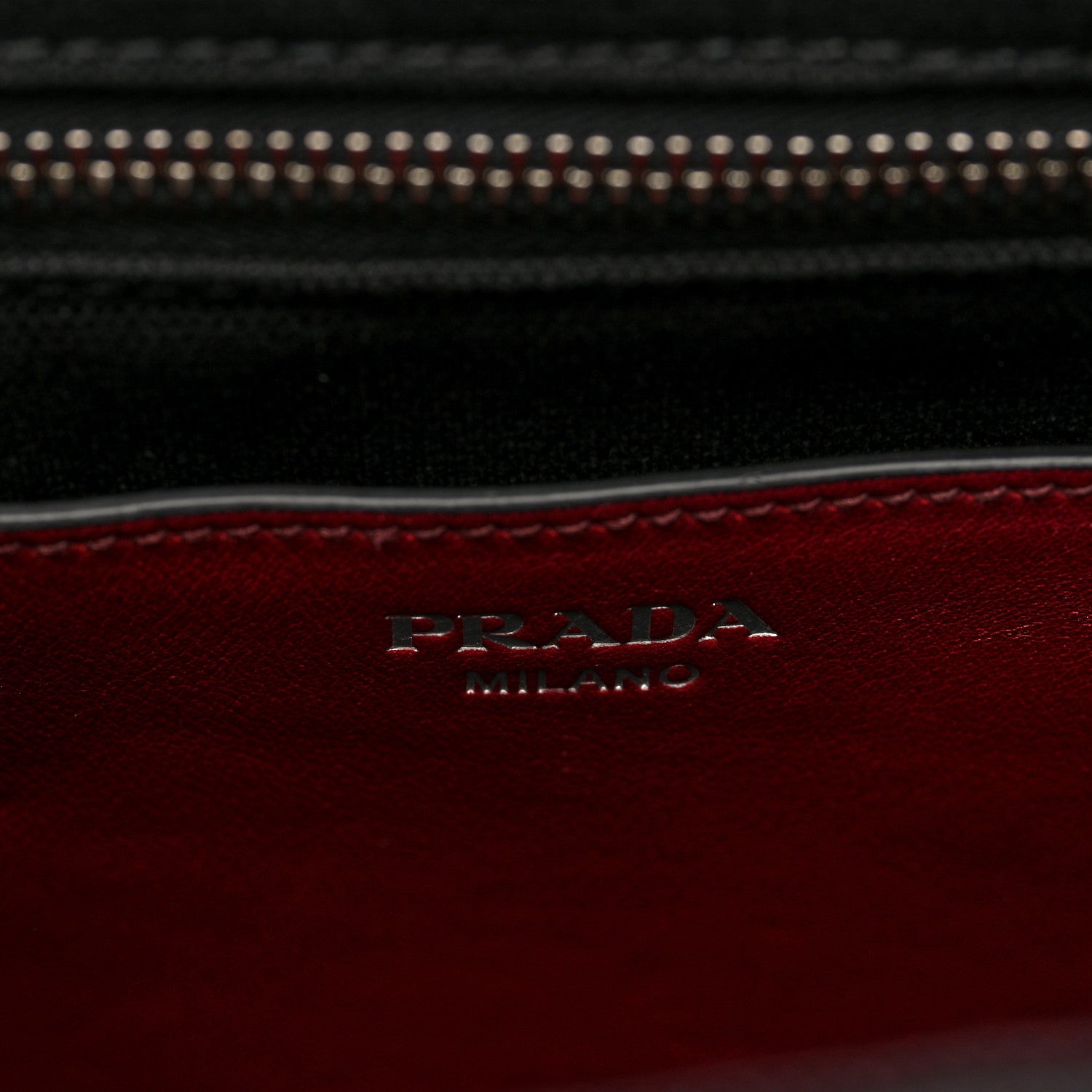 Prada Patch Righe Mix Tote Cerise 6 of 9