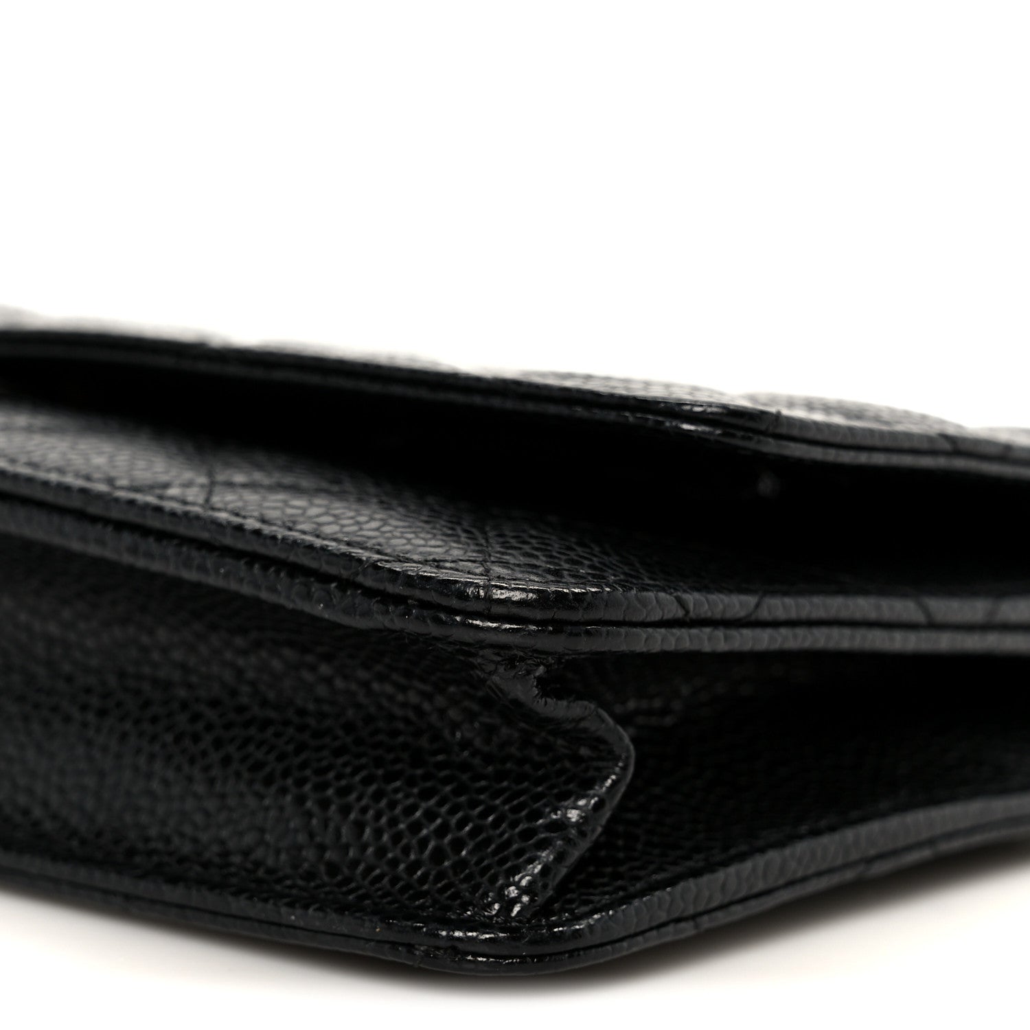 Chanel Caviar Quilted Wallet on Chain WOC Black 10 of 11
