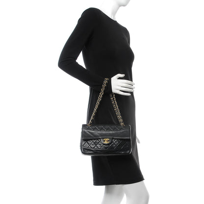 Chanel Lambskin Quilted Small Single Flap Black 3 of 14