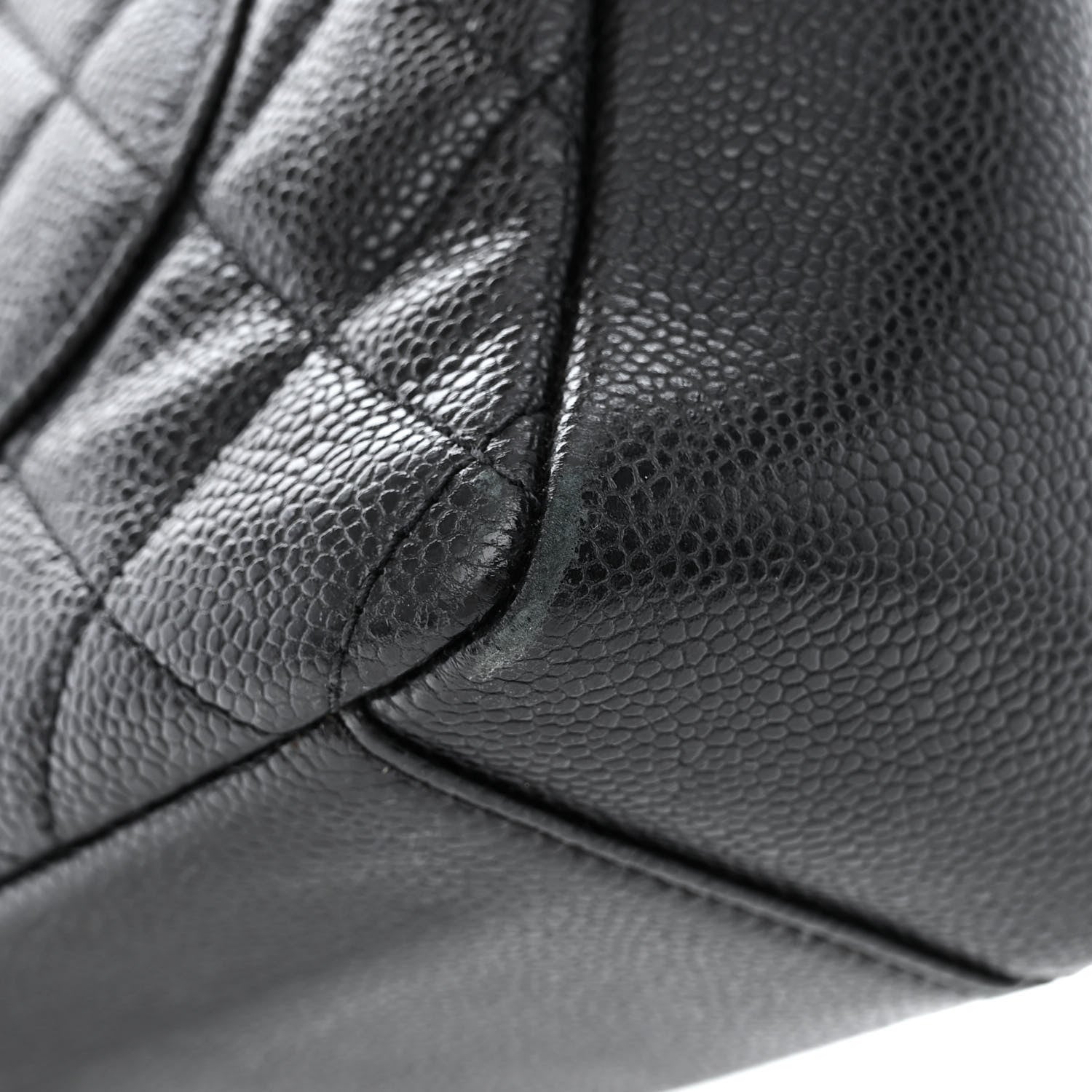 Chanel Caviar Quilted Petit Shopping Tote PST Black 13 of 16
