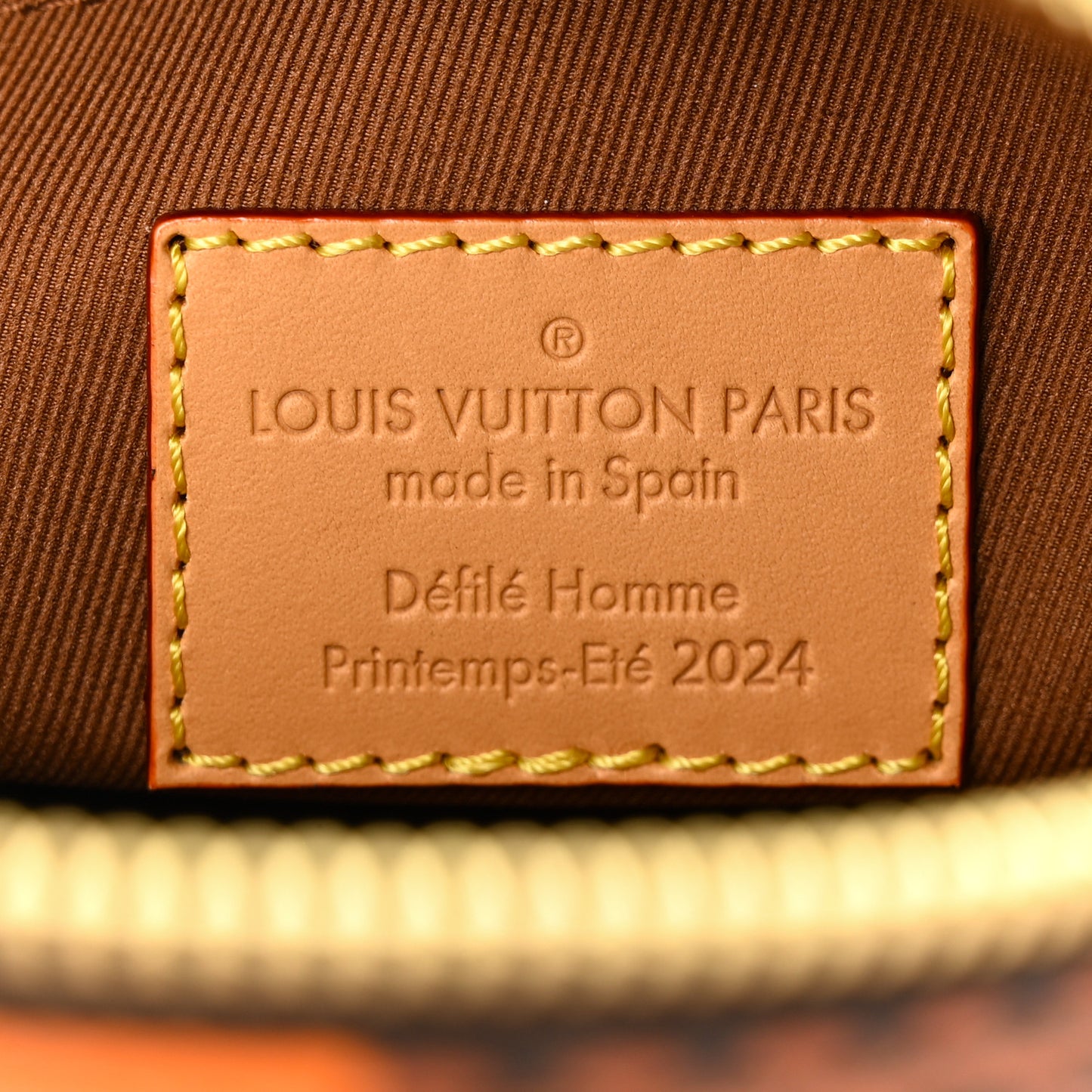 Damier Pop Chess Messenger Orange