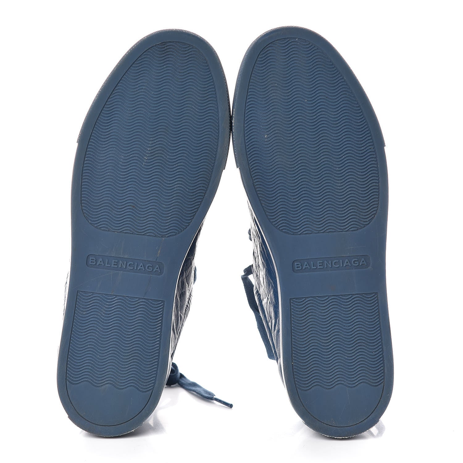 Balenciaga Chevre Hamilton Womens Low Top Sneakers 37 Bleu Profond 7 of 9