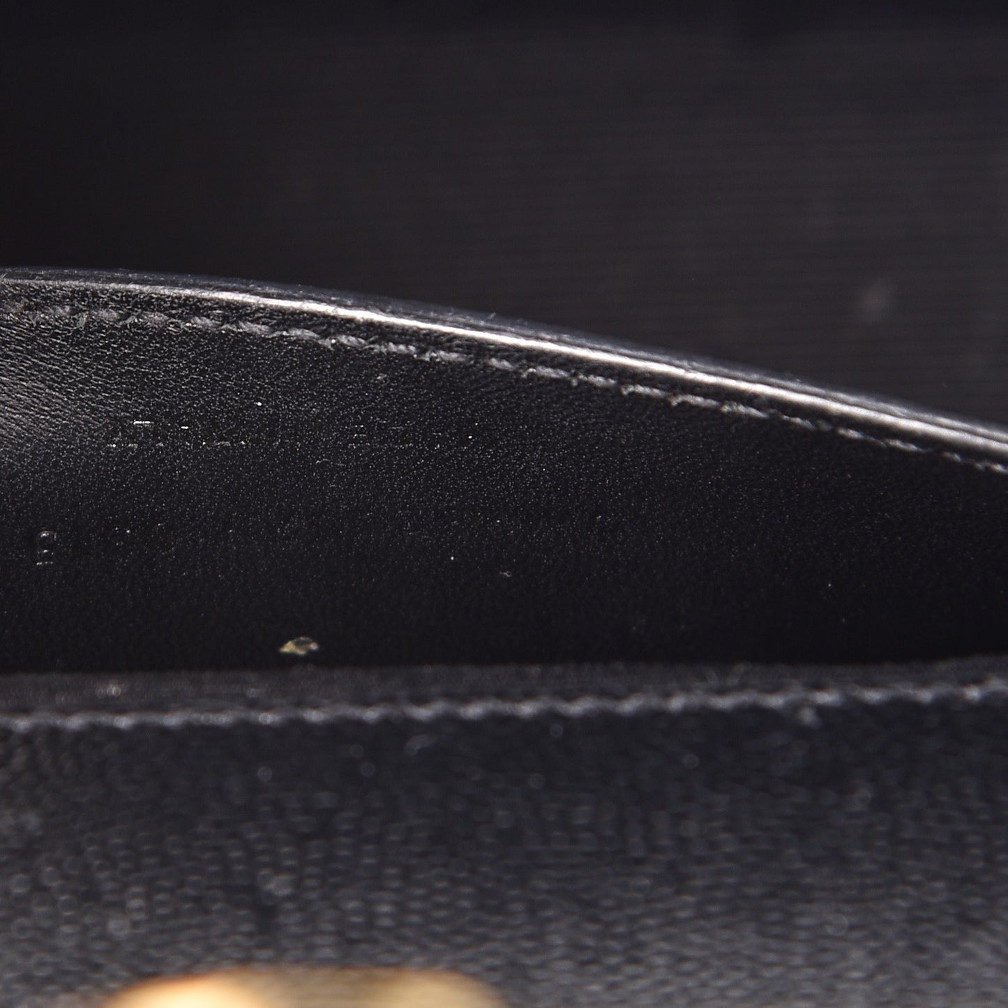 Grain De Poudre Monogram Cassandre Clutch Black