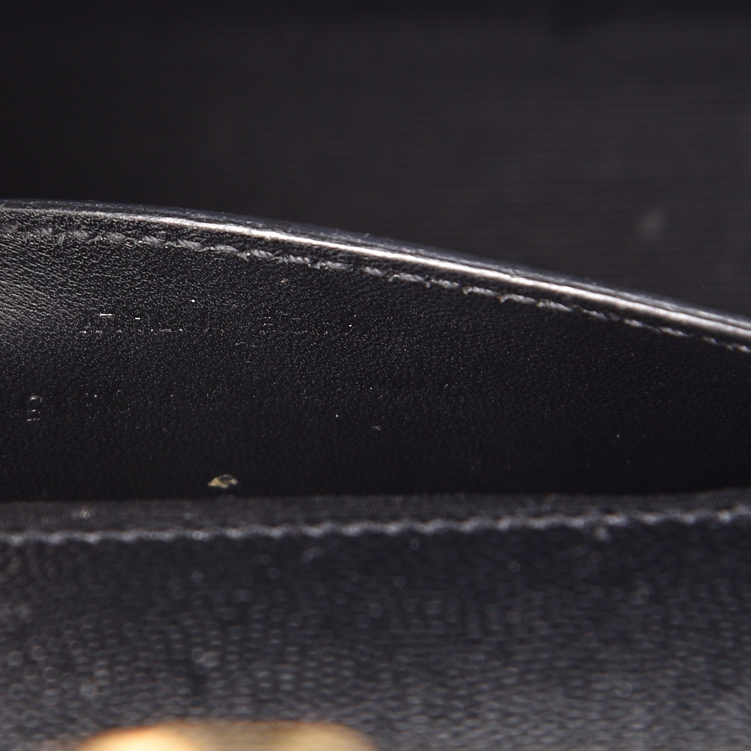 Saint Laurent Grain De Poudre Monogram Cassandre Clutch Black 7 of 7