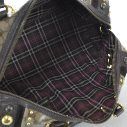 Gucci Crystal Monogram Studded Large Babouska Boston 7 of 10