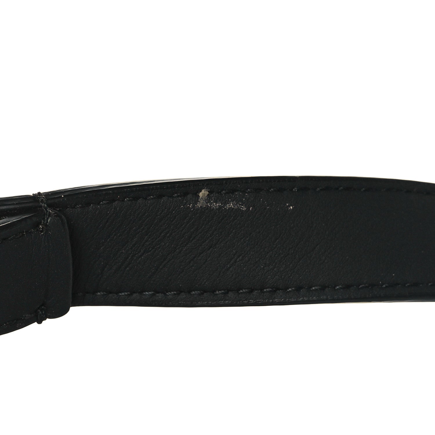 Christian Dior Ultra Matte Calfskin Saddle Belt Clutch Black 2 of 10
