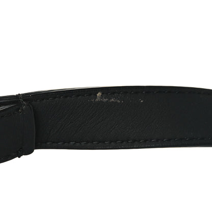 Christian Dior Ultra Matte Calfskin Saddle Belt Clutch Black 2 of 10