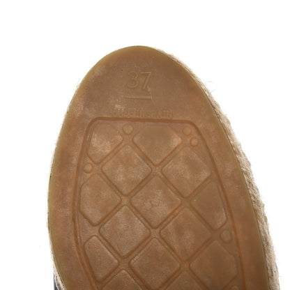 Chanel Lambskin CC Espadrilles 37 Black 8 of 10