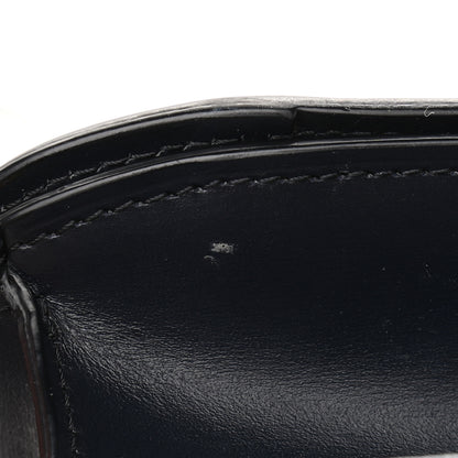 Celine Box Calfskin Medium Classic Box Flap Bag Navy 8 of 10