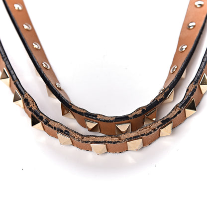 Valentino Garavani Vitello Large Rockstud Tote Beige 17 of 19