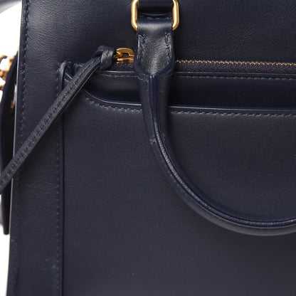 Saint Laurent Smooth Calfskin Small East Side Tote Midnight Blue 14 of 14