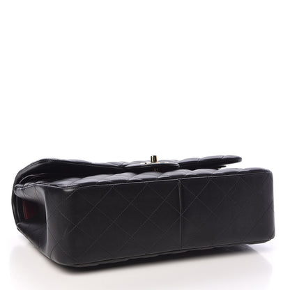 Chanel Lambskin Quilted Jumbo Double Flap Black 4 of 14
