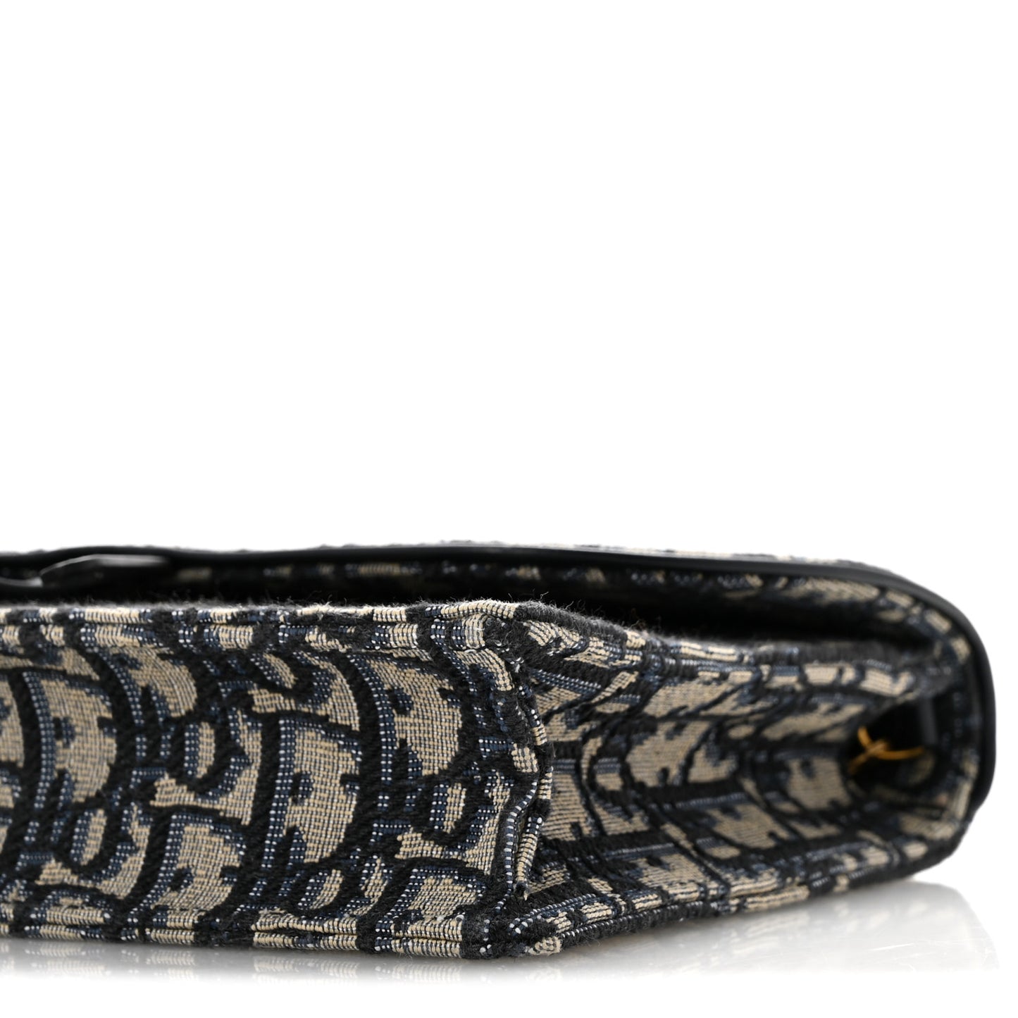 Oblique Saddle Chain Long Wallet Blue