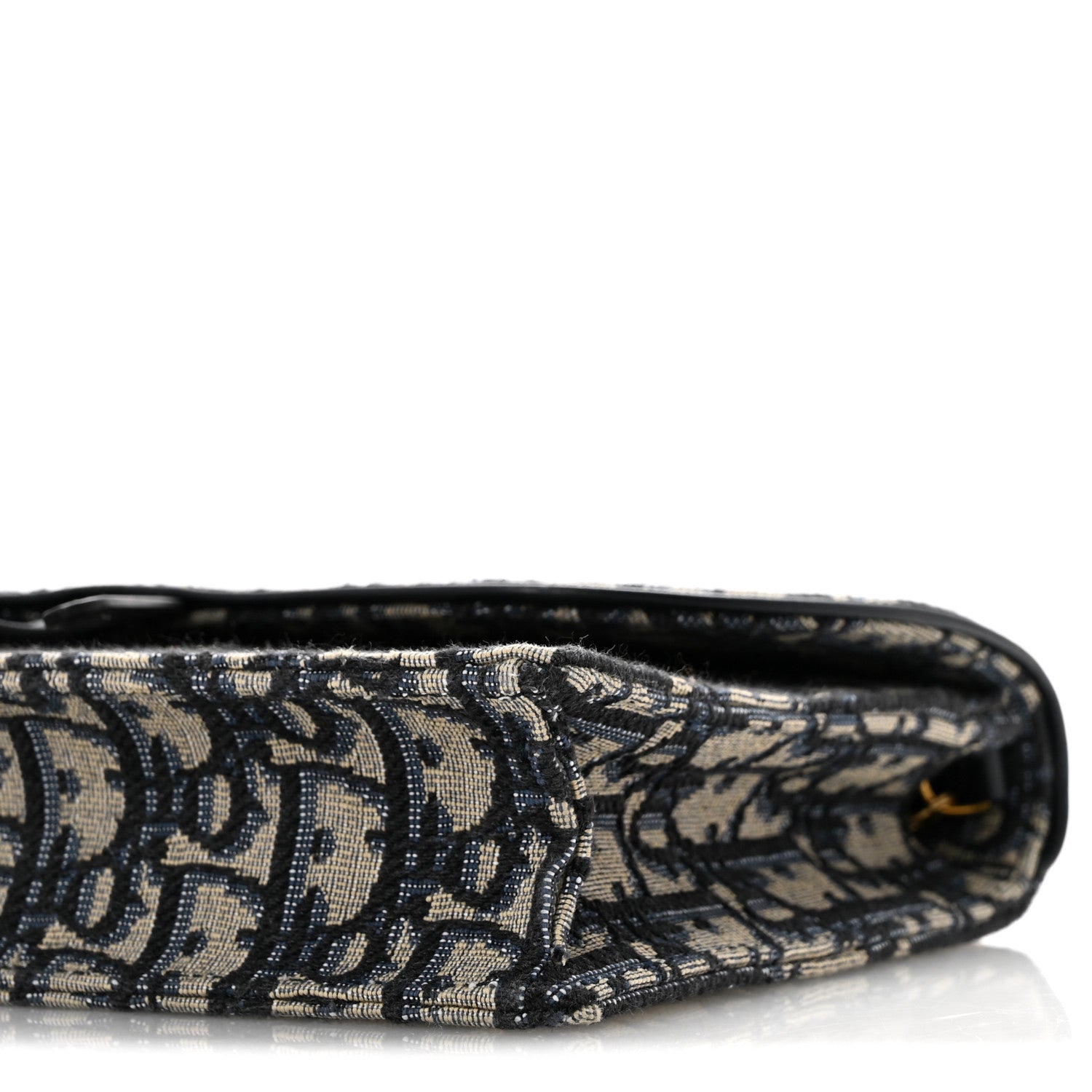Christian Dior Oblique Saddle Chain Long Wallet Blue 10 of 14