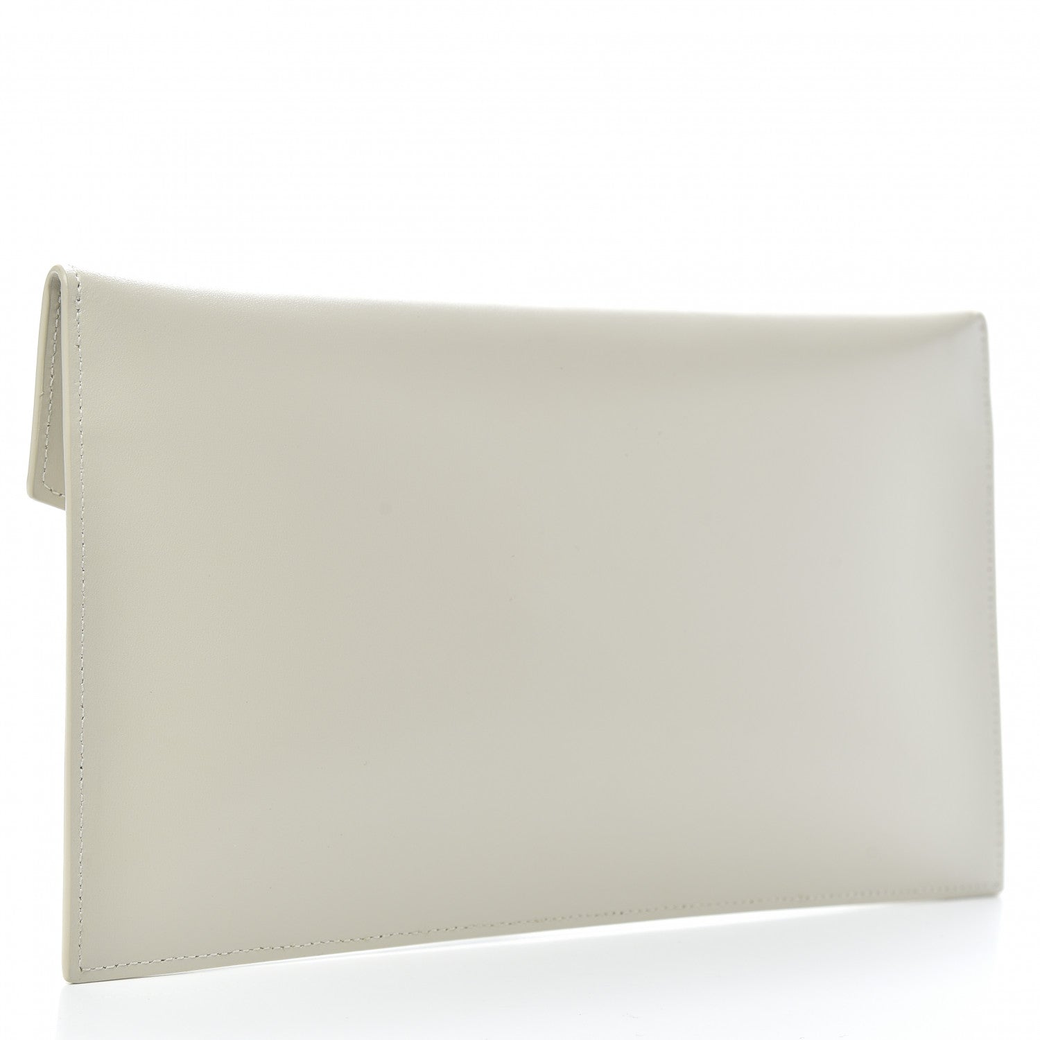 Saint Laurent Smooth Shiny Calfskin Uptown Pouch Crema Soft 3 of 9