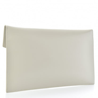Saint Laurent Smooth Shiny Calfskin Uptown Pouch Crema Soft 3 of 9