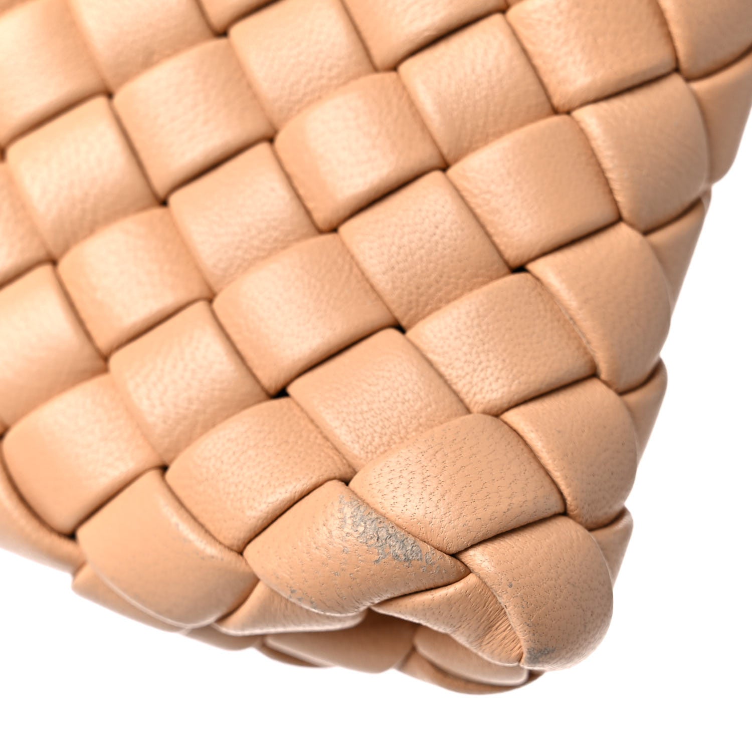 Bottega Veneta Nappa Intrecciato Crisscross Clutch Porridge 7 of 11