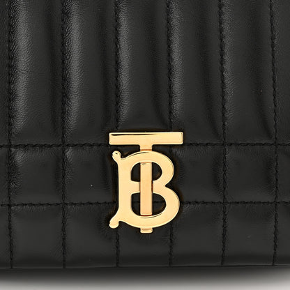 Burberry Lambskin Quilted Mini Lola Bag Black 5 of 10