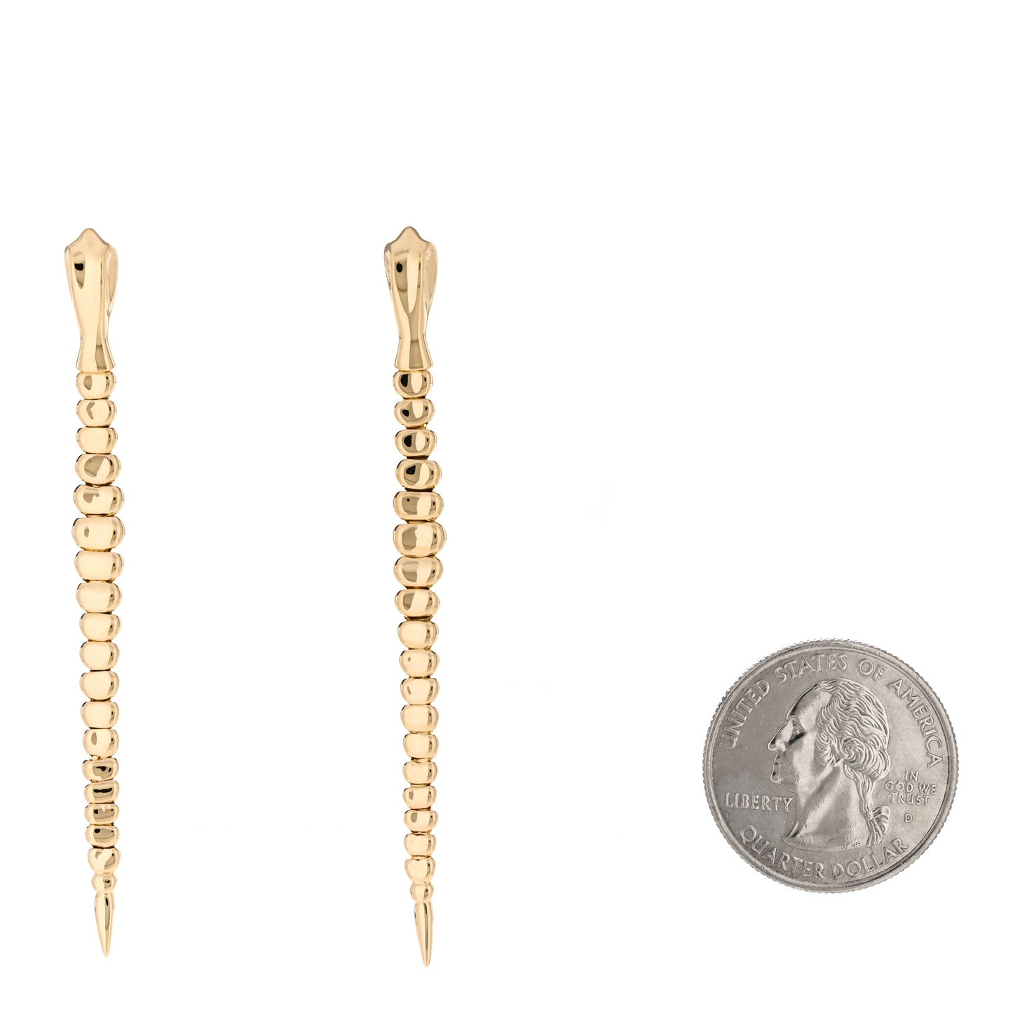 18K Yellow Gold Elsa Peretti Snake Earrings