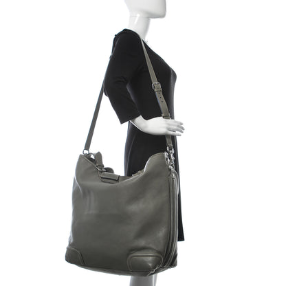 Gucci Pebbled Calfskin Large Hobo Green 2 of 15