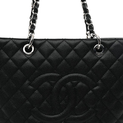 Chanel Caviar Quilted Grand Shopping Tote GST Black 9 of 11