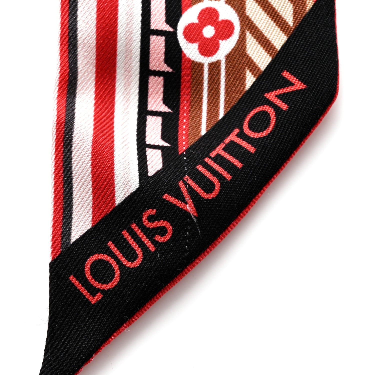 Louis Vuitton Silk Pop Monogram BB Bandeau Rouge 3 of 6