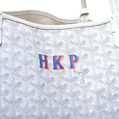 Goyard Goyardine Saint Louis GM White 8 of 10