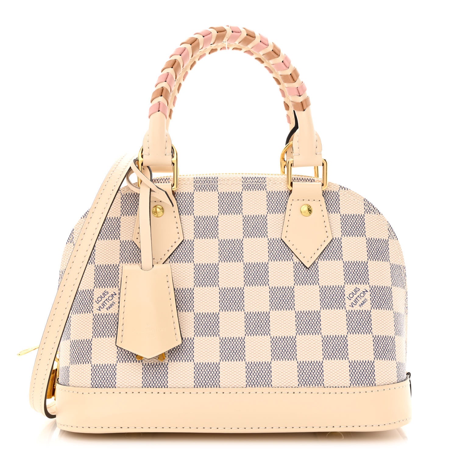 Louis Vuitton Damier Azur Braided Alma BB 1 of 10
