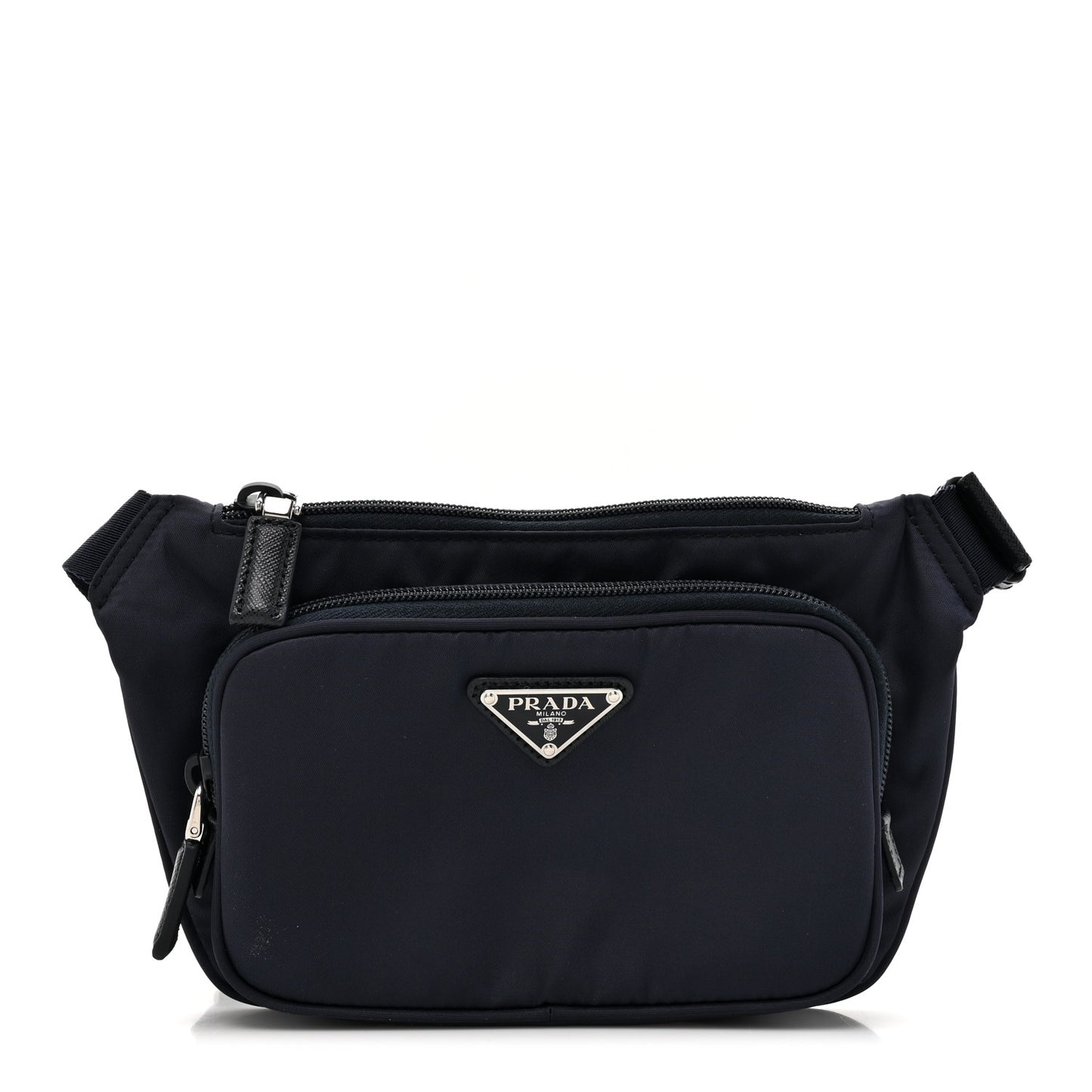 Re-Nylon Saffiano Belt Bag Navy