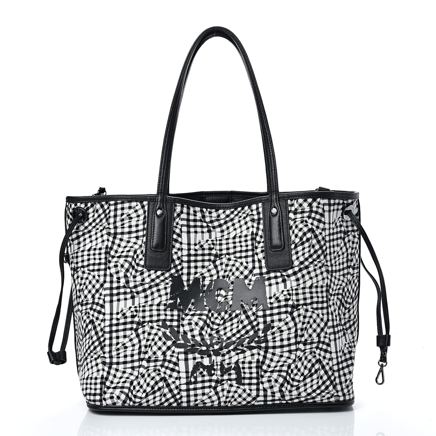 Visetos Medium Liz Reversible Shopper Tote Black