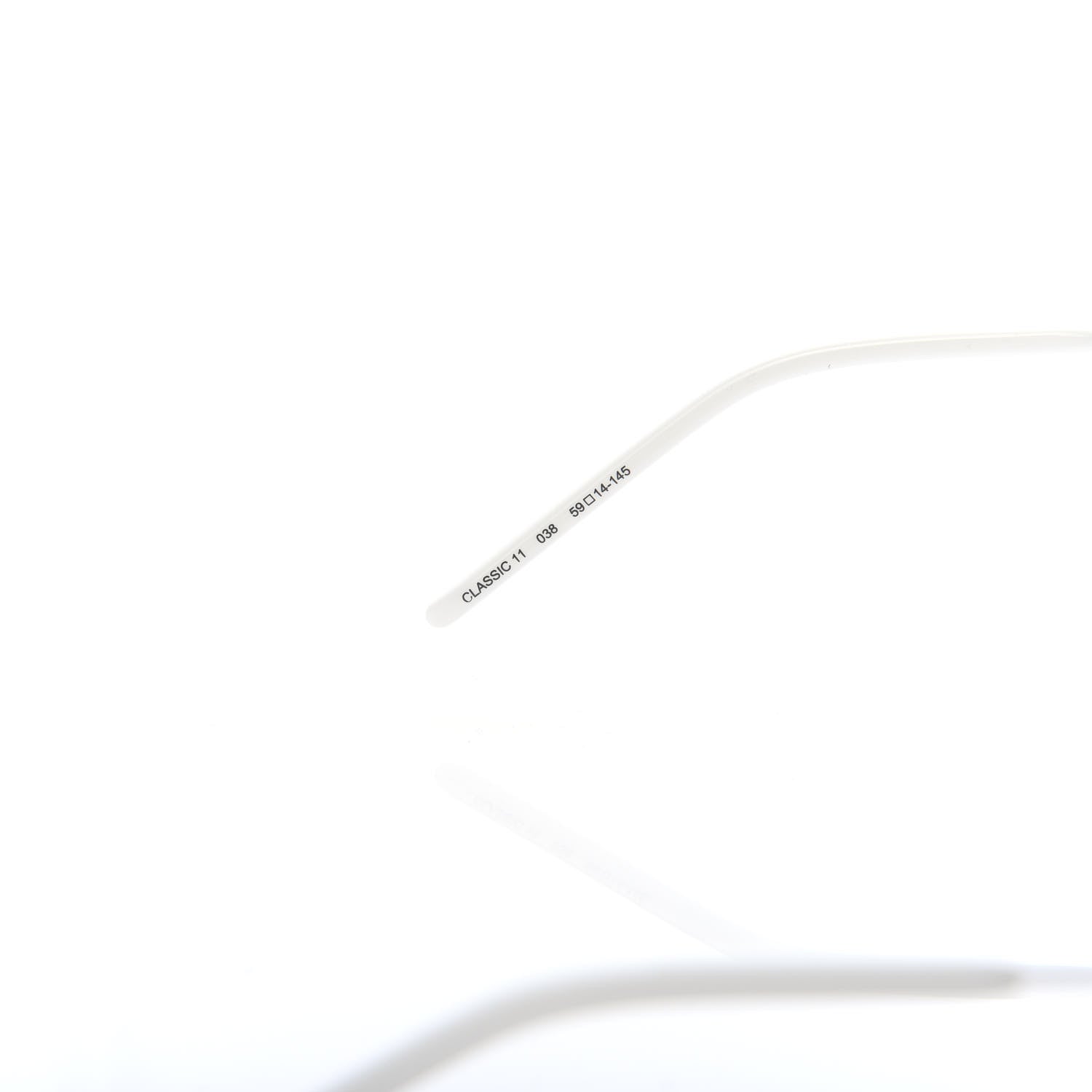 Saint Laurent Aviator Classic 11 Sunglasses White 6 of 9