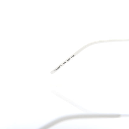 Saint Laurent Aviator Classic 11 Sunglasses White 6 of 9