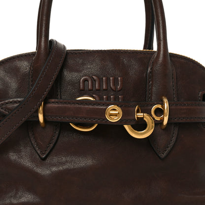 Miu Miu Nappa Aviator Small Aventure Bag Radica 7 of 9
