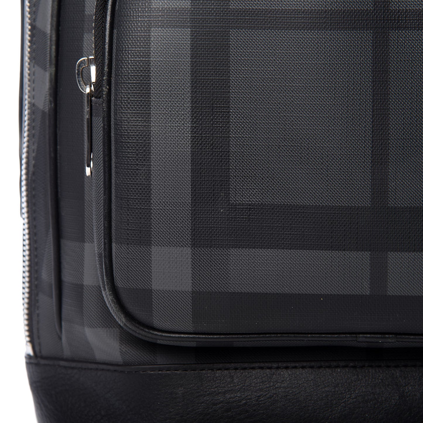 London Check Backpack Dark Charcoal