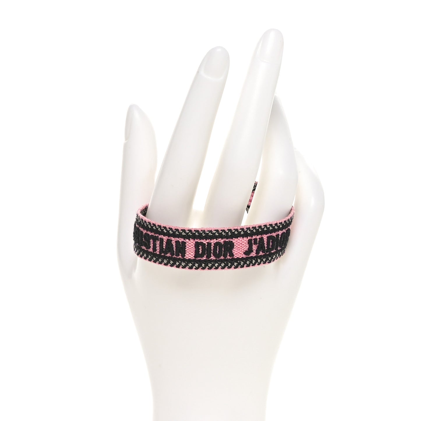 Woven Cotton J'Adior Friendship Bracelet Pink Multicolor